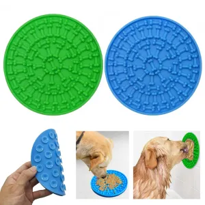 2 Silicone Slow Feeder Dog Bowl Snuffle Mat Cat Licking Puzzle Toy Feeder Game