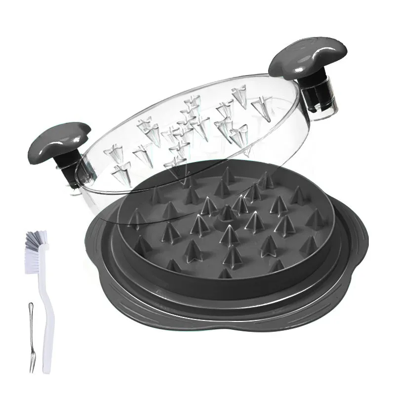 2pcs Black New Chicken Shredder | Effortless Chicken Breast Shredding Tool | Meal Prep & Baby Food