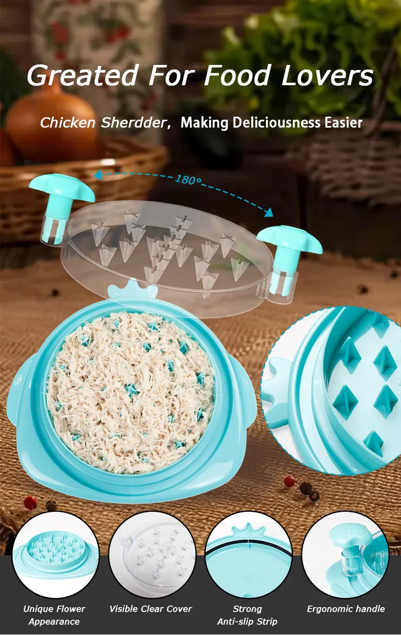 2pcs Black New Chicken Shredder | Effortless Chicken Breast Shredding Tool | Meal Prep & Baby Food