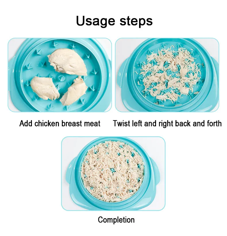 2pcs Black New Chicken Shredder | Effortless Chicken Breast Shredding Tool | Meal Prep & Baby Food