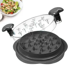 2pcs Black New Chicken Shredder | Effortless Chicken Breast Shredding Tool | Meal Prep & Baby Food