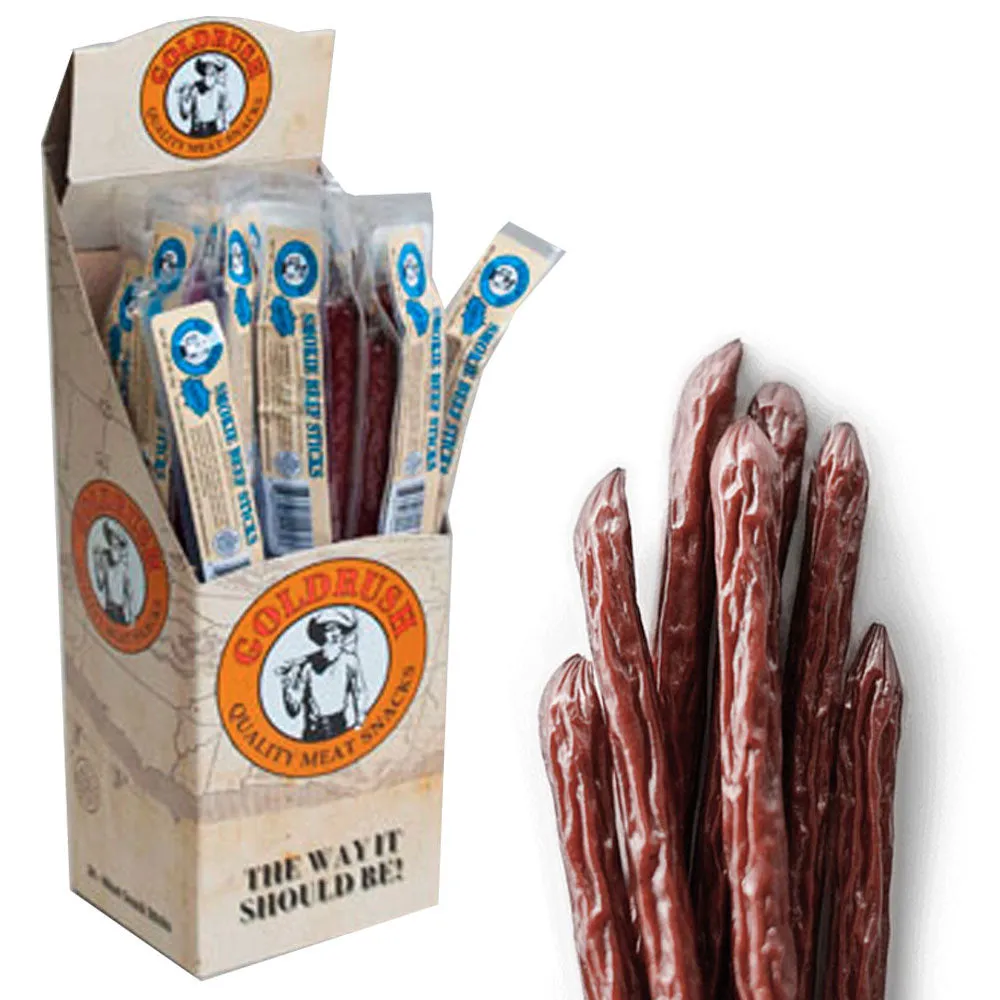 6 pcs Beef Jerky Sticks Teriyaki Bag Camping Hiking Hunting Trails Snack 1 YR