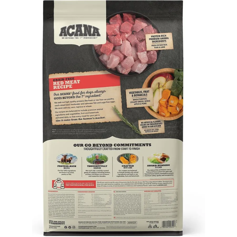 Acana Red Meats Grain-Free Dog Food