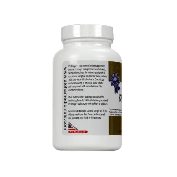 ALOHA MEDICINALS K9 OMEGA 1000mg 60 caps