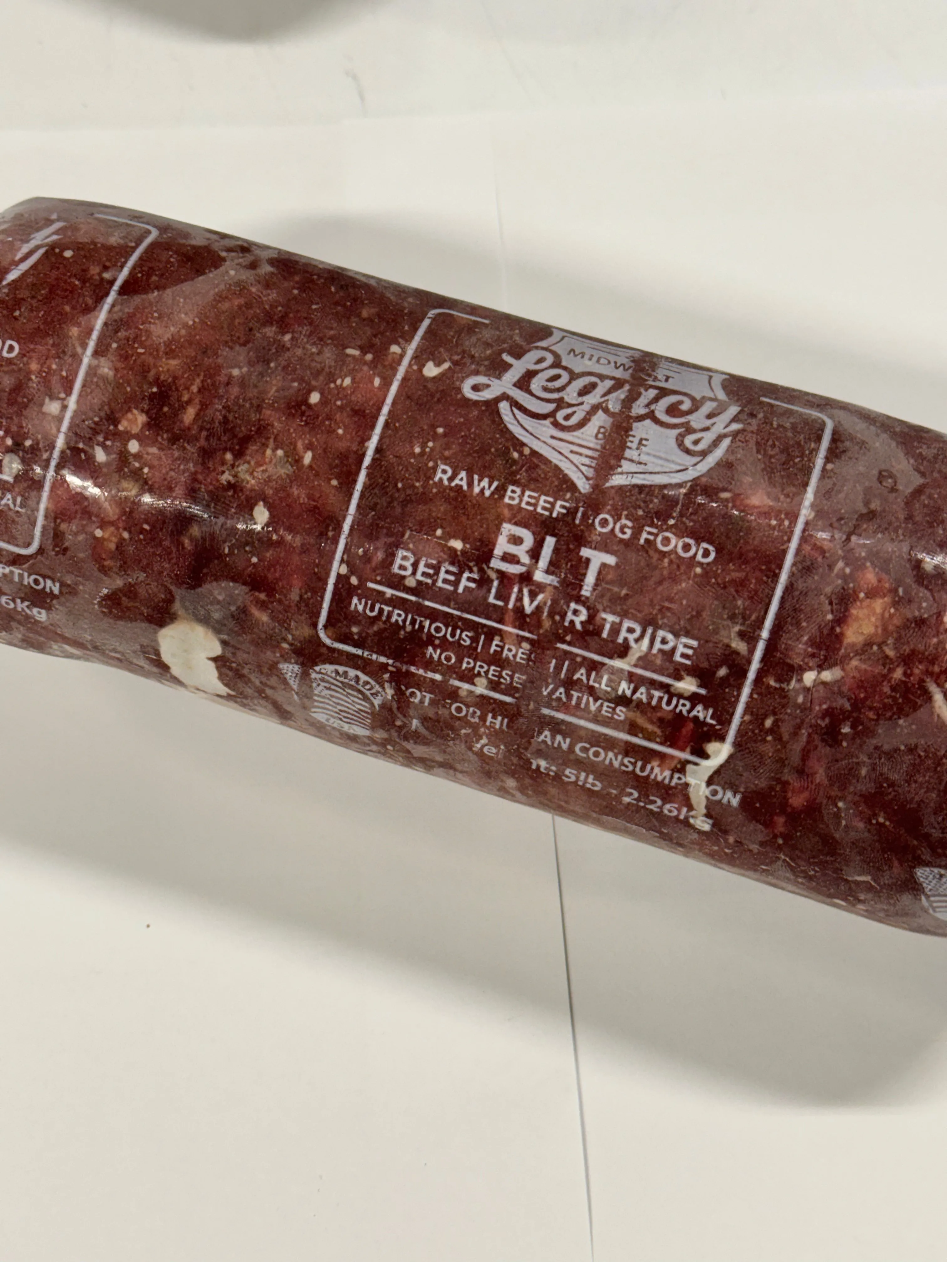 Beef Meat, Liver & Tripe - BLT - NO BONE