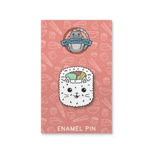 Catifornia Roll Sushi Cat Pin