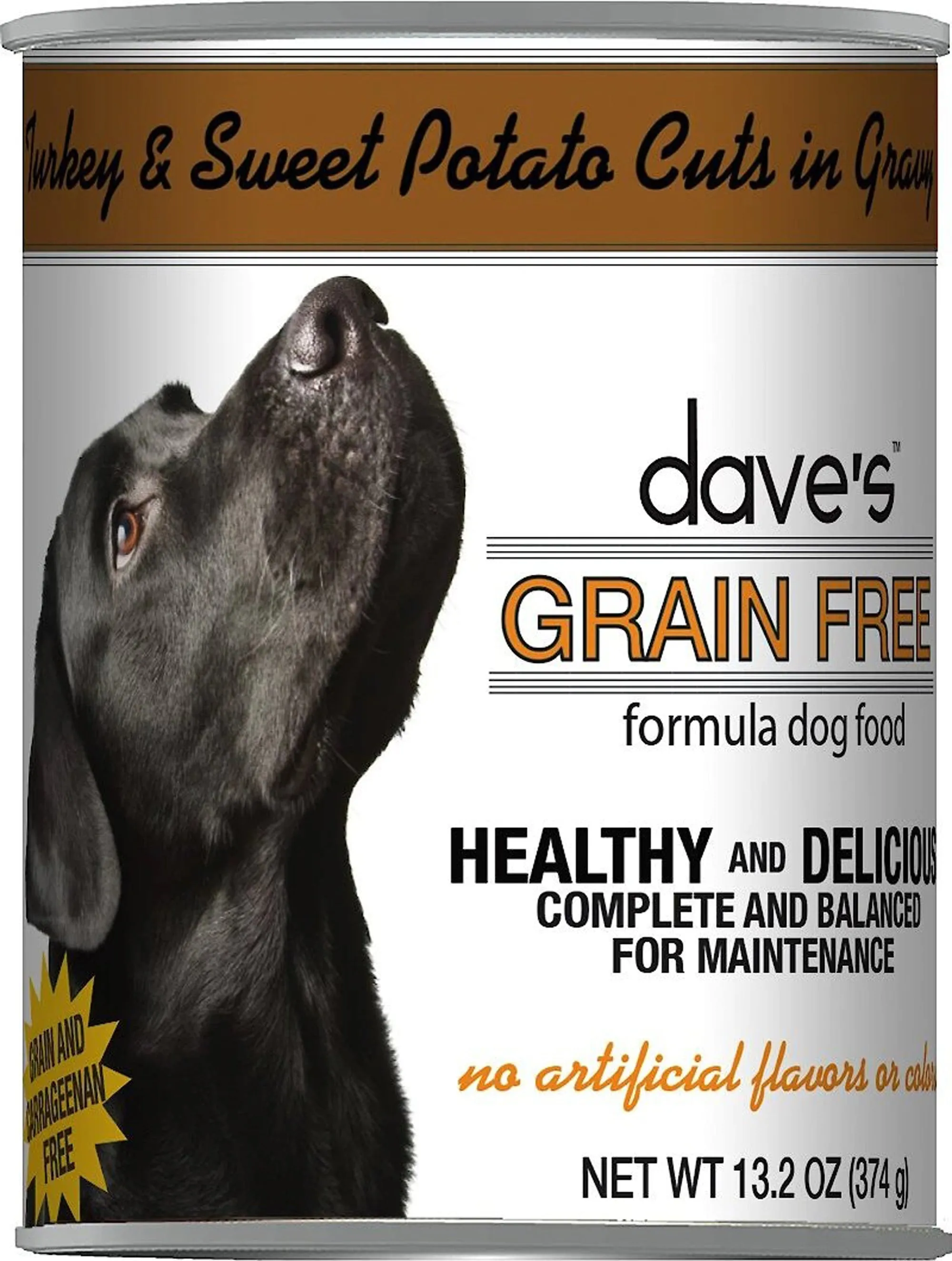 Dave's Dog Grain Free Turkey And Sweet Potato Cuts In Gravy 13.2oz. (Case of 12)