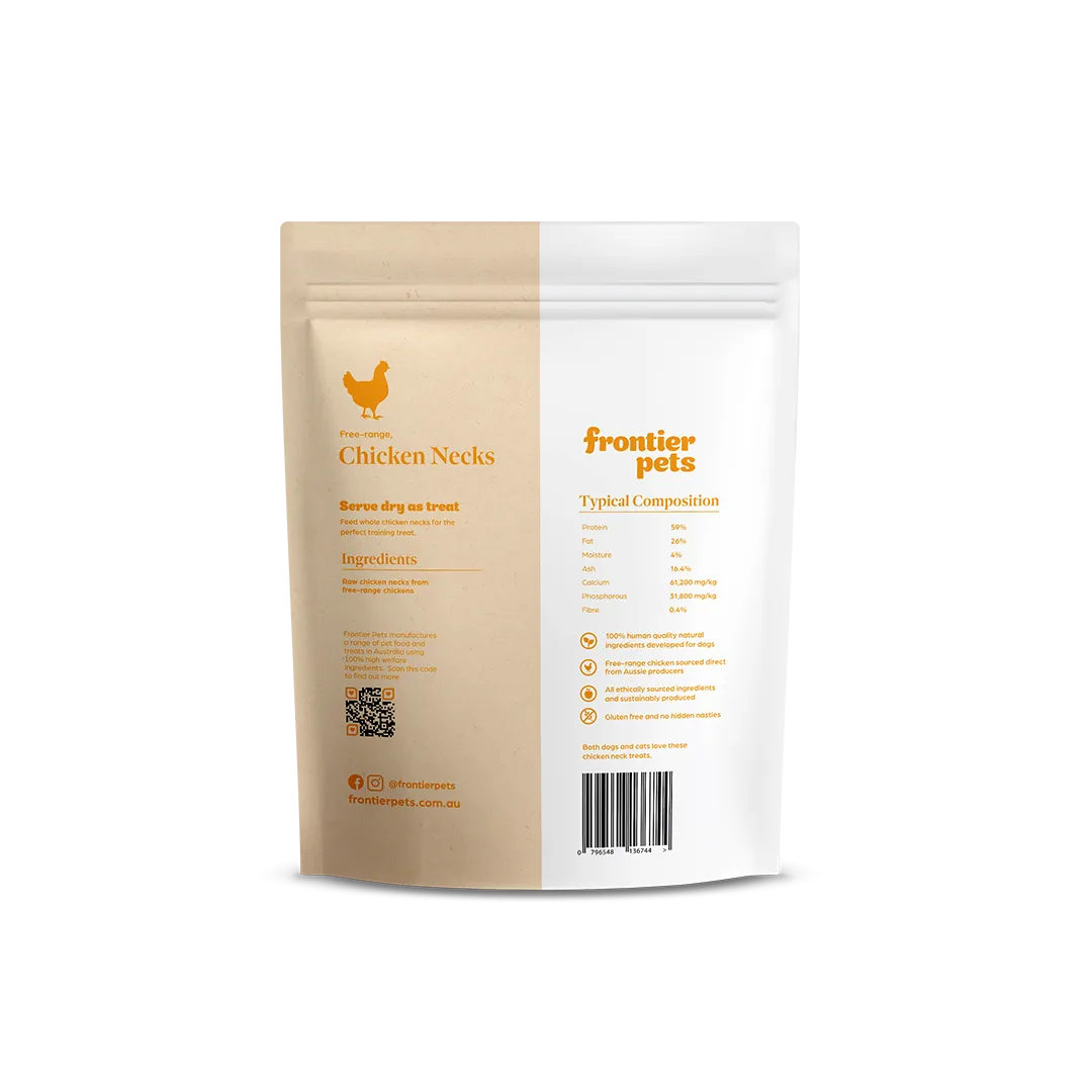 Free-Range Chicken Necks | Raw Freeze-Dried Wholefood Treats