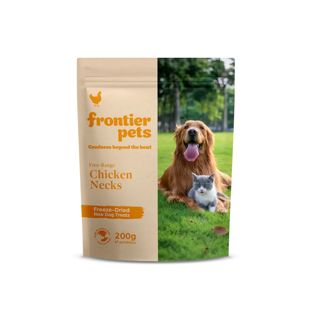 Free-Range Chicken Necks | Raw Freeze-Dried Wholefood Treats
