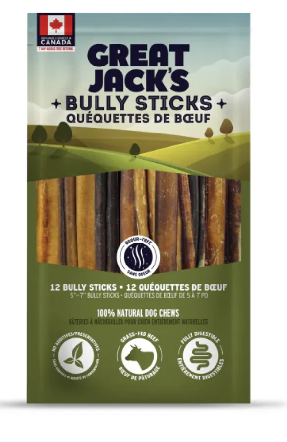 Great Jack's Bully Stick 5-7"
