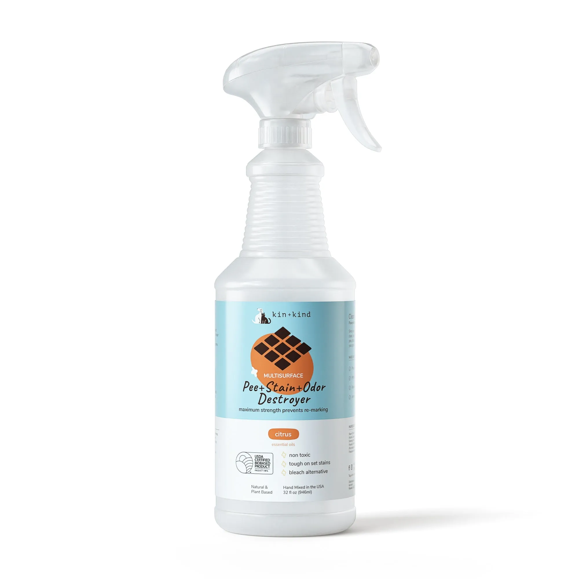 **Kin Kind Pee & Stain Odor Destroyer Multi-Surface Citrus