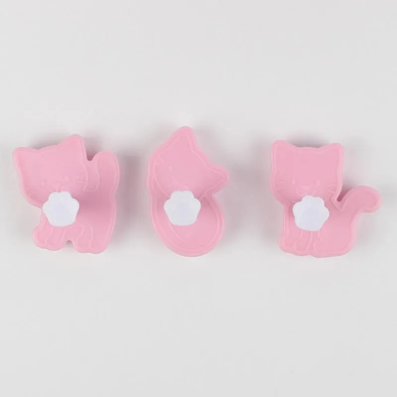 Kitten Cookie Molds 3 Pcs Set