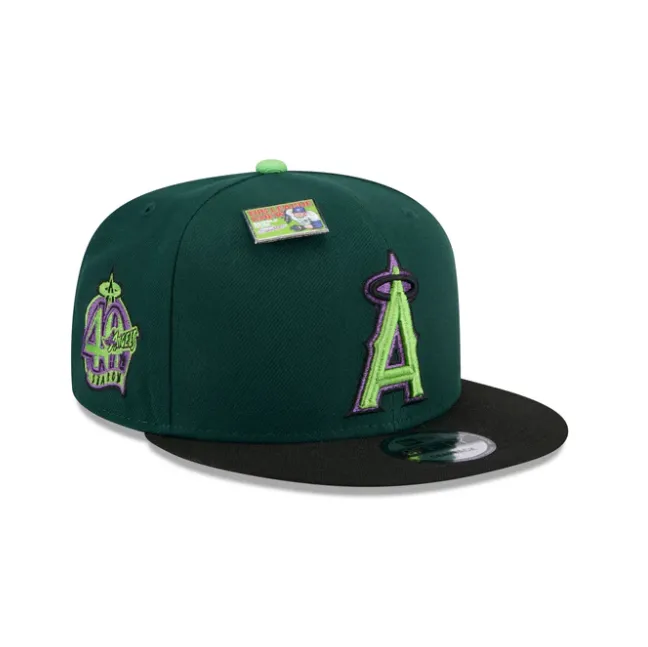 Los Angeles Angels Big League Chew Sour Apple Snapback - Green