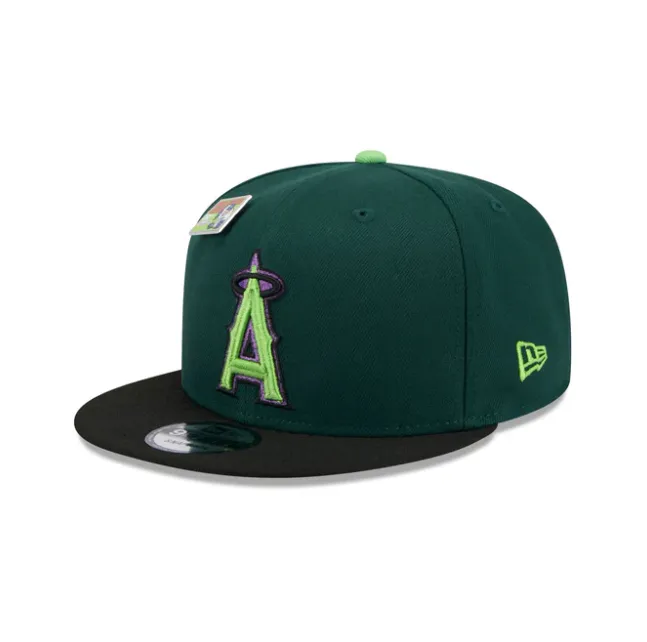 Los Angeles Angels Big League Chew Sour Apple Snapback - Green