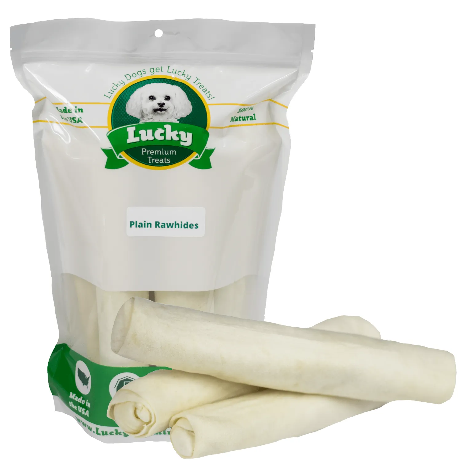 Plain Beefhide: Bull Sticks