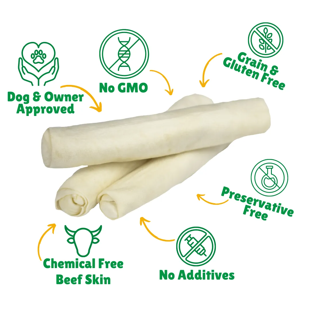 Plain Beefhide: Bull Sticks