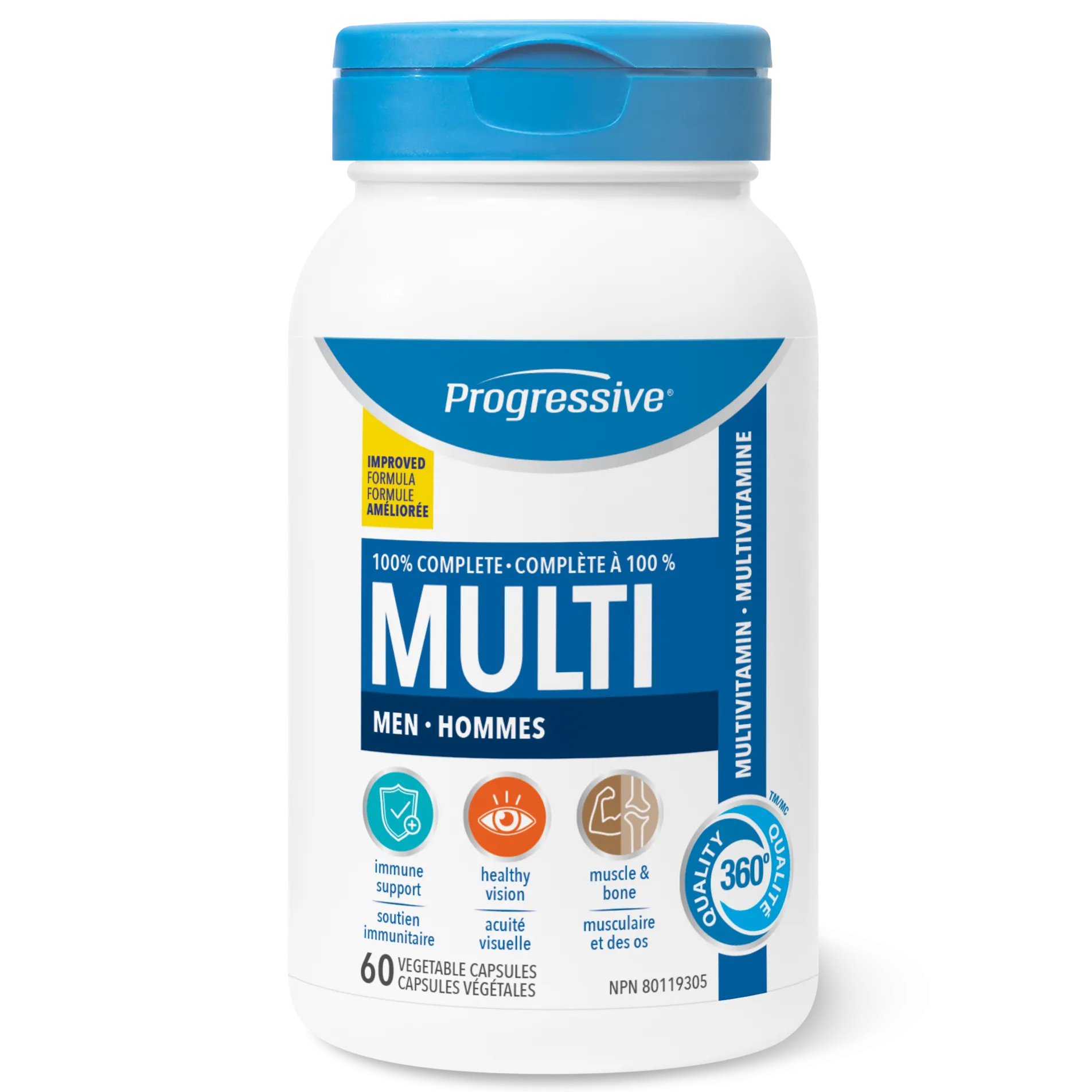 Progressive Men's MultiVitamin (60 VCaps)