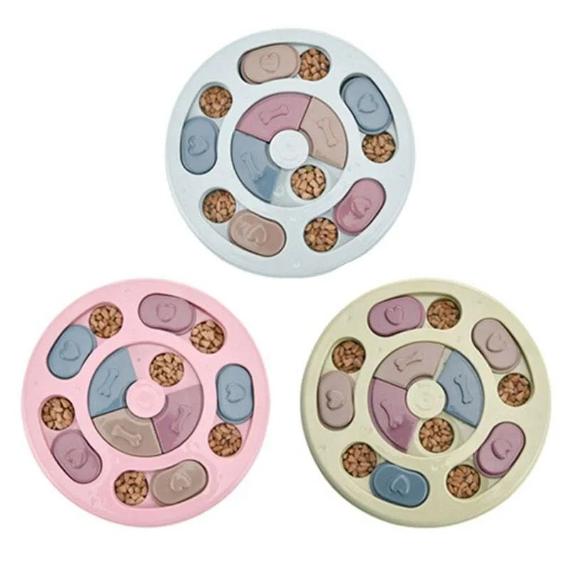 Puzzled Interactive Feeding Bowl for Dogs