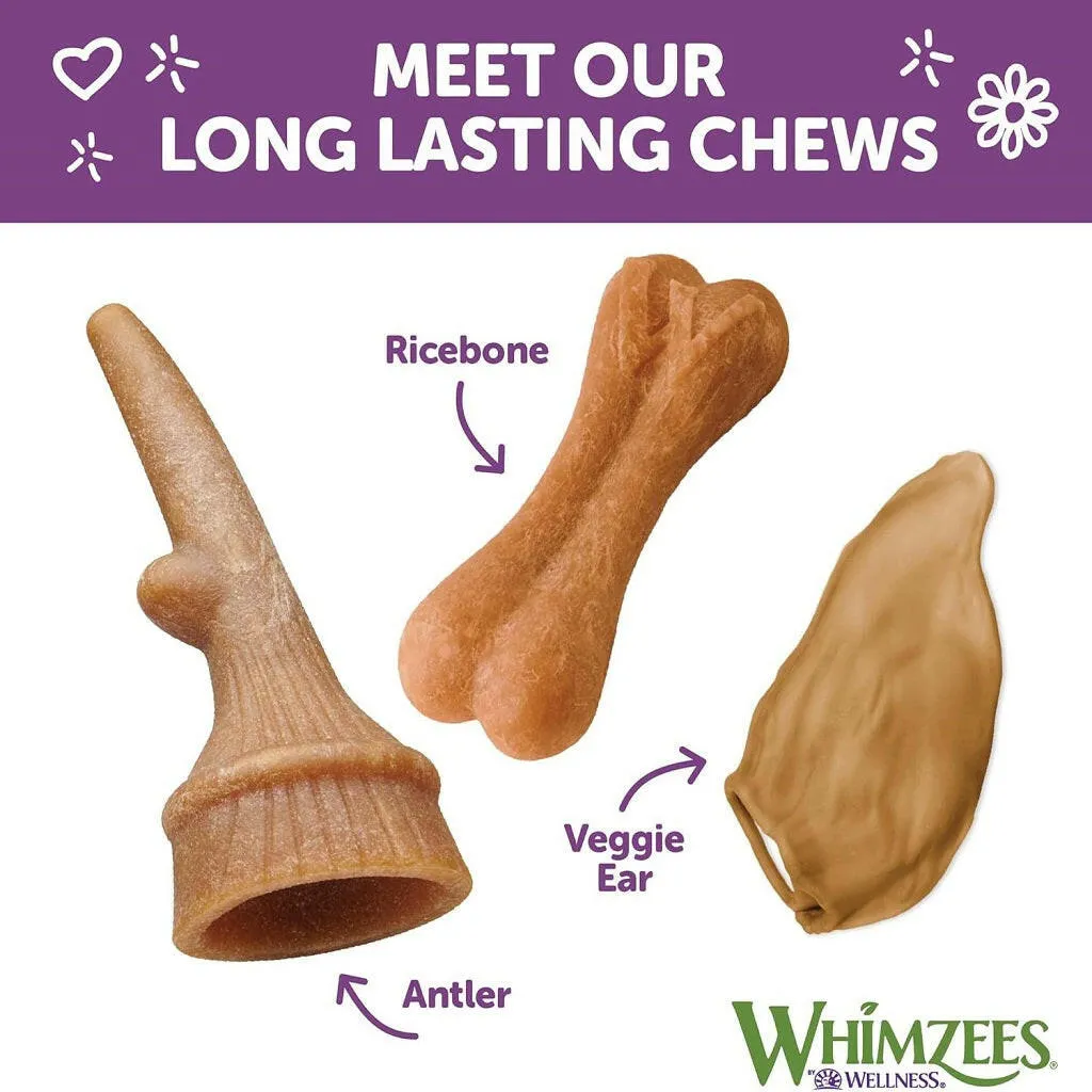 Whimzees by Wellness Occupy Antler Value Bag Natural Dental Chews For Small Dog (24 pc)