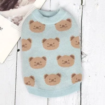 Winter Printed Sweater for Dogs