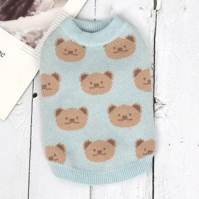 Winter Printed Sweater for Dogs
