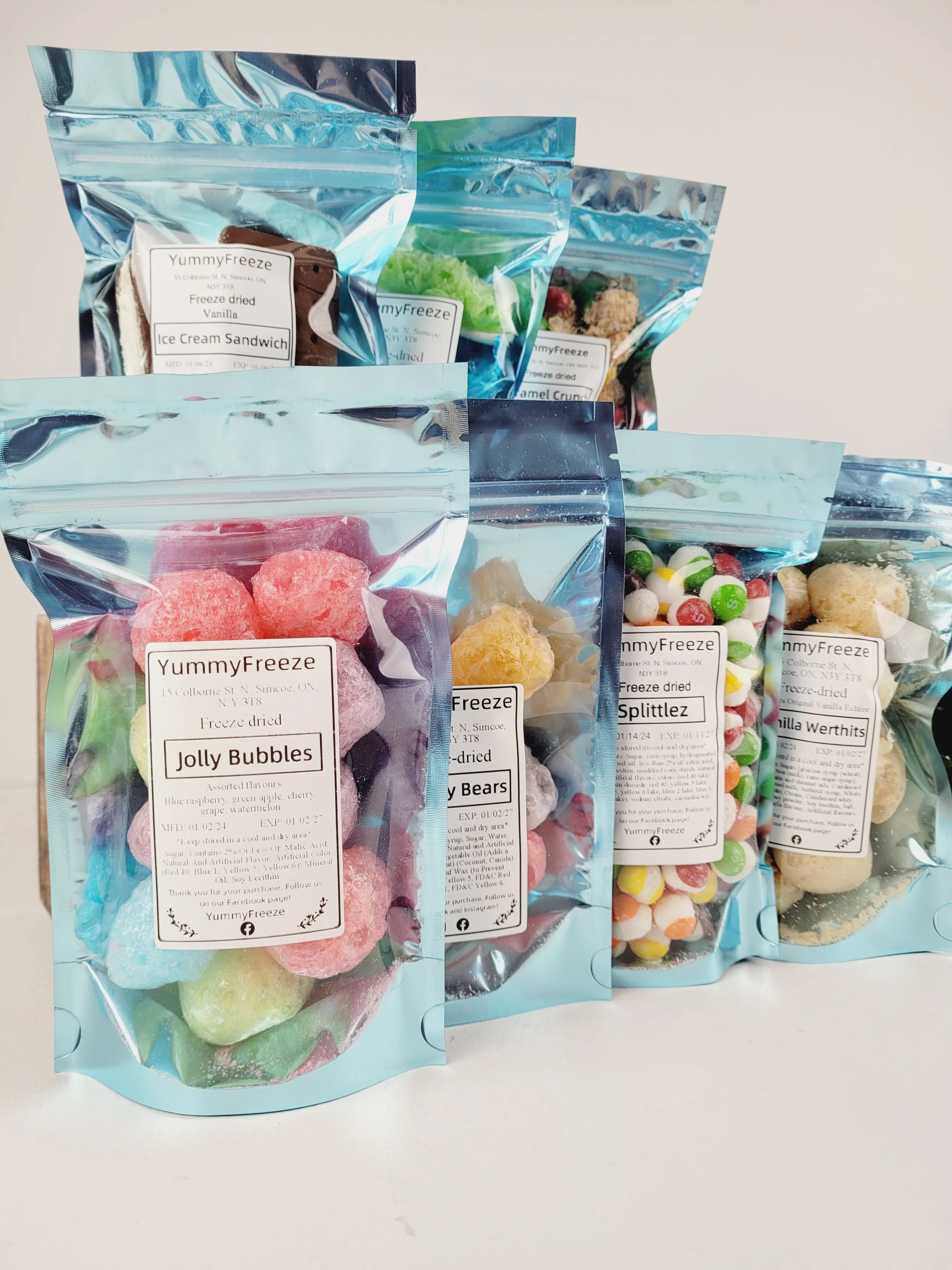Yummy Freeze, Freeze Dried Candies