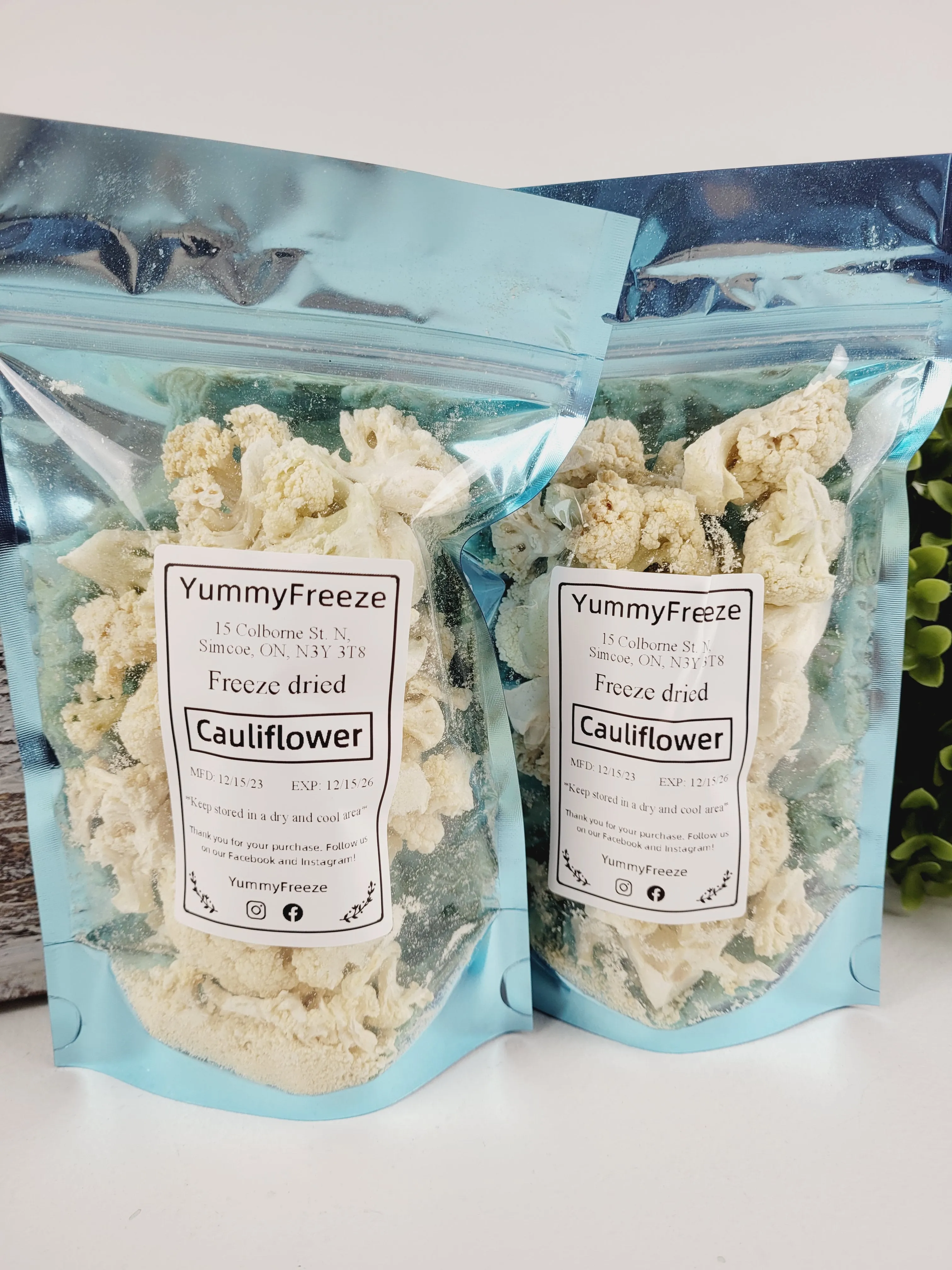Yummy Freeze, Freeze Dried Vegetables